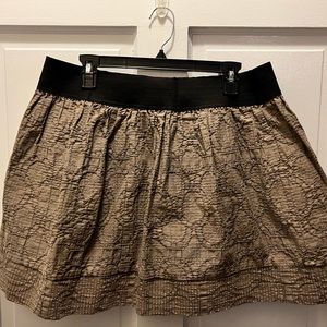 Simply Vera Wang textured mini skirt. Size:XL Color:Tan